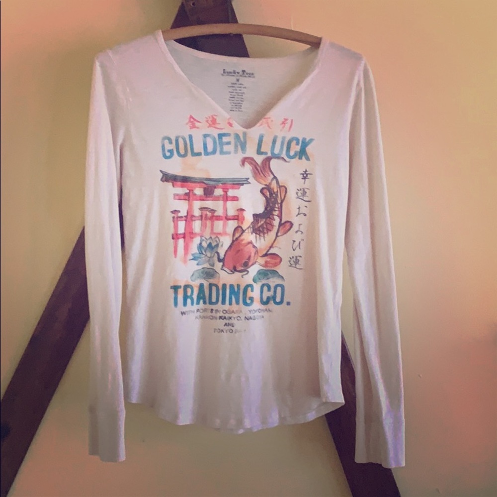 Lucky brand size Medium long sleeved tee